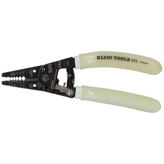 Klein Tools Klein High-Visibility Klein-Kurve Wire Stripper / Cutter 11055GLW 3 Klein Tools Klein High-Visibility Klein-Kurve Wire Stripper / Cutter 11055GLW