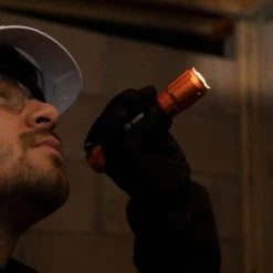 Klein Tools Klein Rechargeable 2-Color LED Flashlight With Holster 56413 -Werner Sales Shop 56413 app1