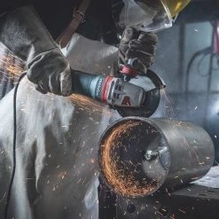 Metabo Tools Metabo WEPBA 19-125 Q DS M-BRUSH, 5" Brake Angle Grinder - 11,000 RPM - 14.5 Amp W/ Brake System, Non-Locking Paddle, AutoBalancer, DropSecure 613114420 -Werner Sales Shop 613114420 c