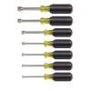 Klein Tools Klein Nut Driver Set, 3" Shafts, Cushion Grip, 7-Piece 631 -Werner Sales Shop 631