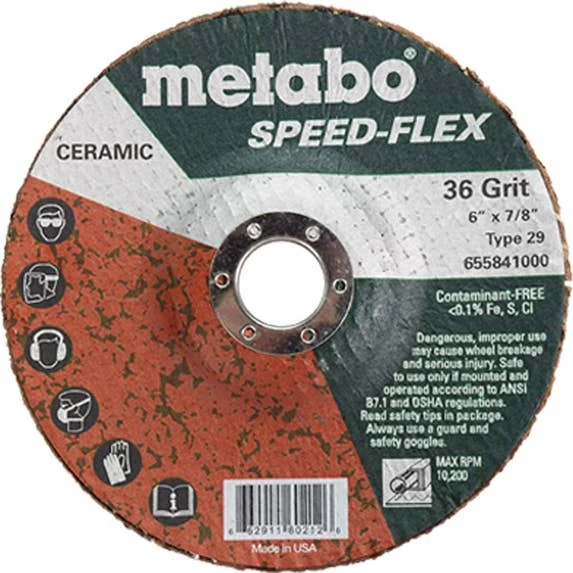 Metabo Tools Metabo 6" Variety Pack Grinder Discs (7 Pack) US729 11 Metabo Tools Metabo 6" Variety Pack Grinder Discs (7 Pack) US729 - Image 9