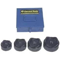 Current Tools Current Knockout Punch And Die Set 2-1/2" To 4" 156