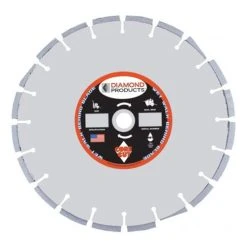 Diamond Products 36" X .187 X 1" Core Cut OPT Super PRO Cured Concrete Wet Blade OPTC4500X