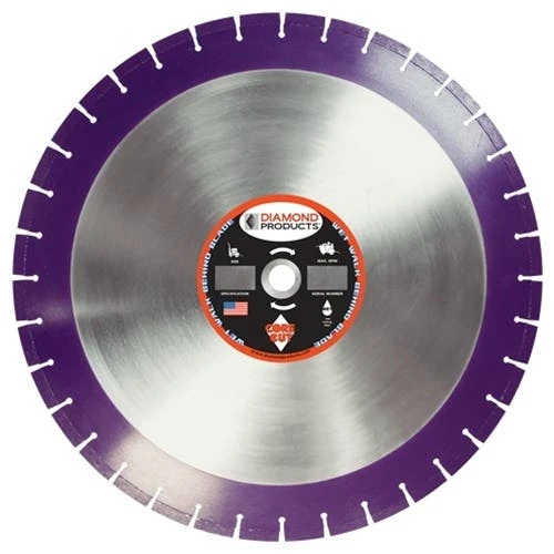 Diamond Products 24" X .155 X 1" Imperial Purple Cured Concrete Wet Blade 36814 3 Diamond Products 24" X .155 X 1" Imperial Purple Cured Concrete Wet Blade 36814
