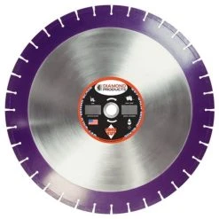 Diamond Products 26" X .155 X 1" Imperial Purple Cured Concrete Wet Blade 36815