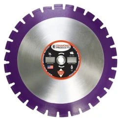Diamond Products 24" X .155 X 1" Imperial Purple Asphalt Wet Blade 36824