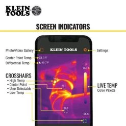 Klein Tools Klein Thermal Imager For IOS Devices TI222 -Werner Sales Shop kln ti222 4