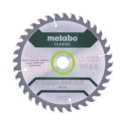 Metabo Tools Metabo 6.5" Circular Saw Blade HW/CT 165 X 20mm, 18T Classic Quality 628272000