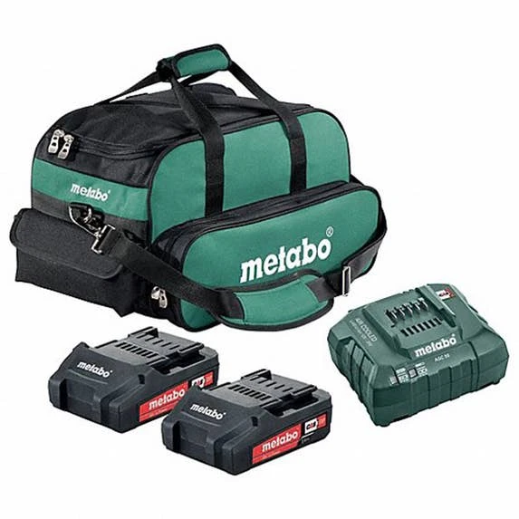Metabo Tools Metabo 18V Li-ion 2x 2.0Ah Battery And Charger Ultra-M Compact Kit US625596020 3 Metabo Tools Metabo 18V Li-ion 2x 2.0Ah Battery And Charger Ultra-M Compact Kit US625596020