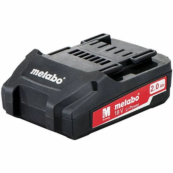 Metabo Tools Metabo 18V Li-ion 2x 2.0Ah Battery And Charger Ultra-M Compact Kit US625596020 4 Metabo Tools Metabo 18V Li-ion 2x 2.0Ah Battery And Charger Ultra-M Compact Kit US625596020 - Image 2