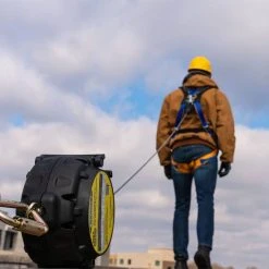 Werner Ladders & Fall Protection Werner Max Patrol 30' Cable Self-Retracting Galvanized Steel Leading Edge Capability Lifeline W/ Swivel Snap R410030LE -Werner Sales Shop r410030le 3