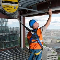 Werner Ladders & Fall Protection Werner Max Patrol 30' Cable Self-Retracting Galvanized Steel Leading Edge Capability Lifeline W/ Swivel Snap R410030LE -Werner Sales Shop r410030le 4