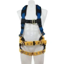 Werner Ladders & Fall Protection Werner BaseWear Construction Harness W/ Tongue Buckle Legs H43210