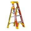 Werner Ladders & Fall Protection Werner 4' LeanSafe Type IA Fiberglass Leaning Ladder L6204 -Werner Sales Shop wern l6204 gdxoisftiw5p5ckj