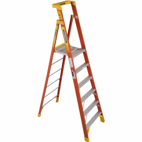 Werner Ladders & Fall Protection Werner 12' Fiberglass Podium Ladder 6' Platform Type IA PD6206 3 Werner Ladders & Fall Protection Werner 12' Fiberglass Podium Ladder 6' Platform Type IA PD6206
